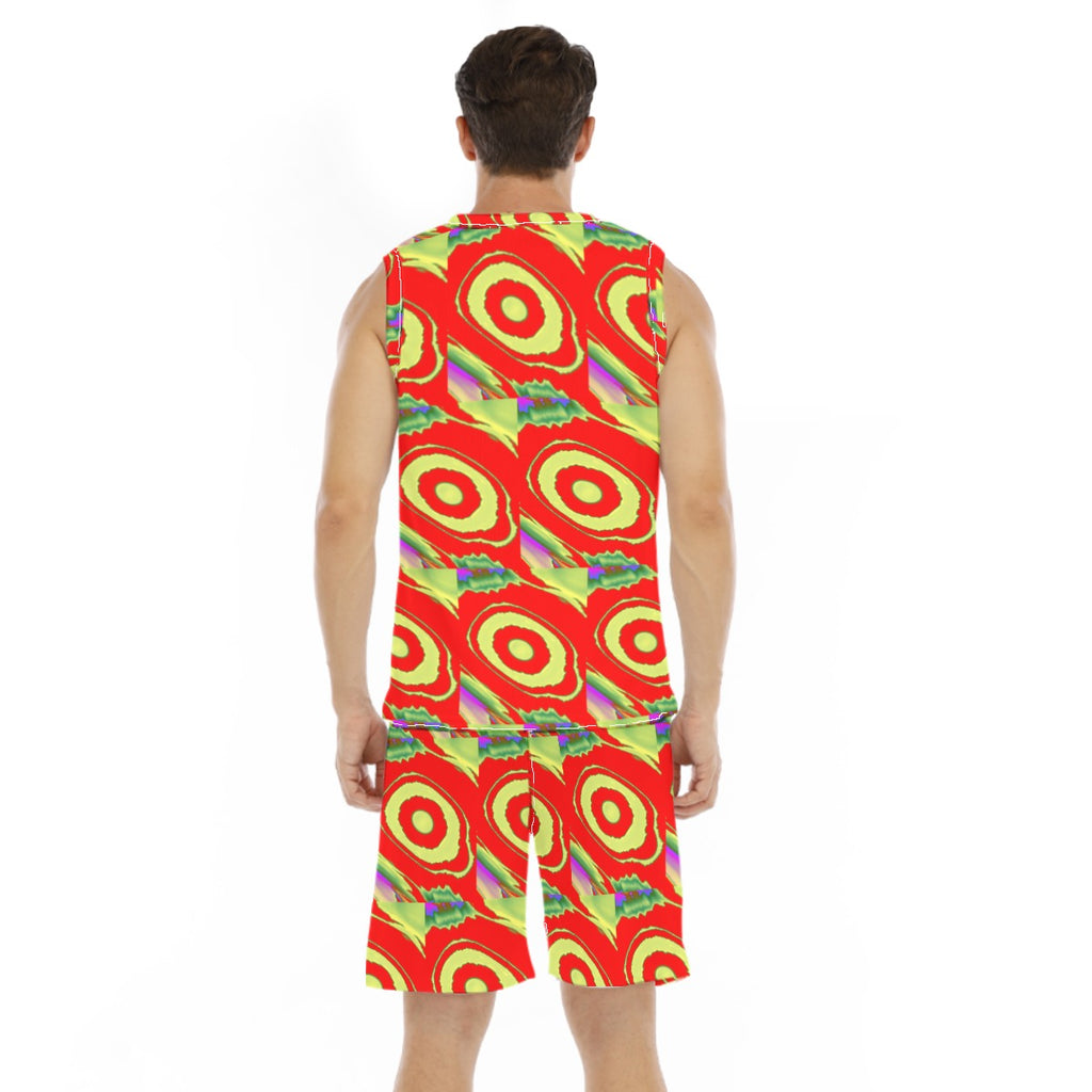 All-Over Print Men's Basketball Suit