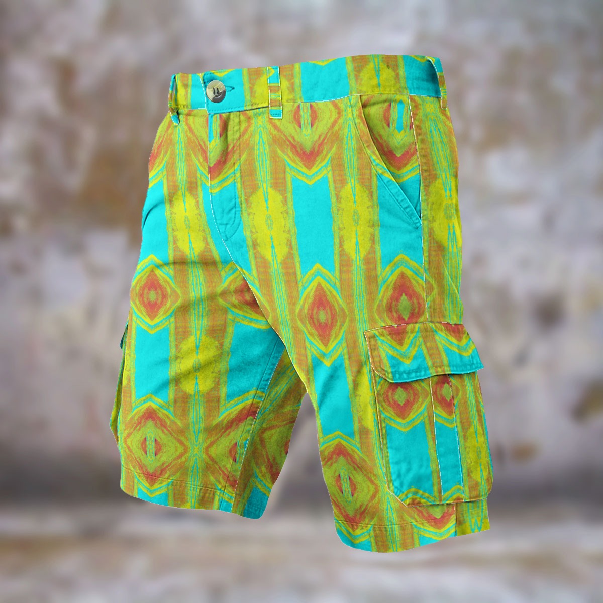 All-Over Print Men's Cargo Shorts
