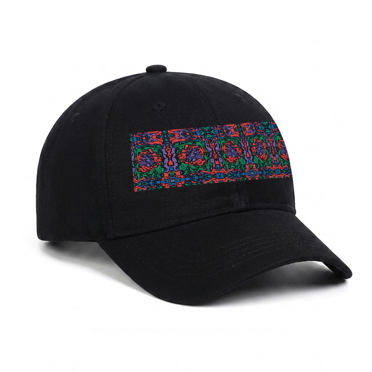 Embroidery Soft-Crown Flat Cap