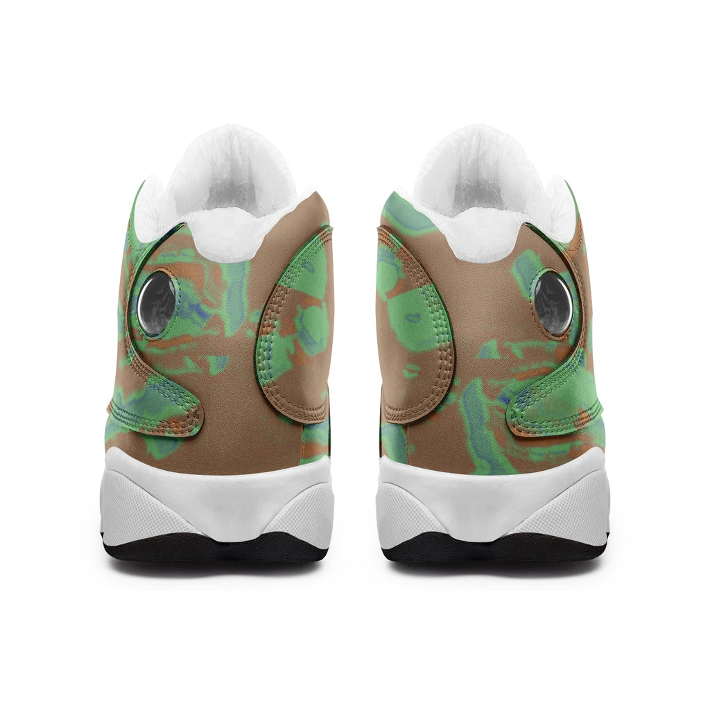 Unisex High Top Leather Sneakers
