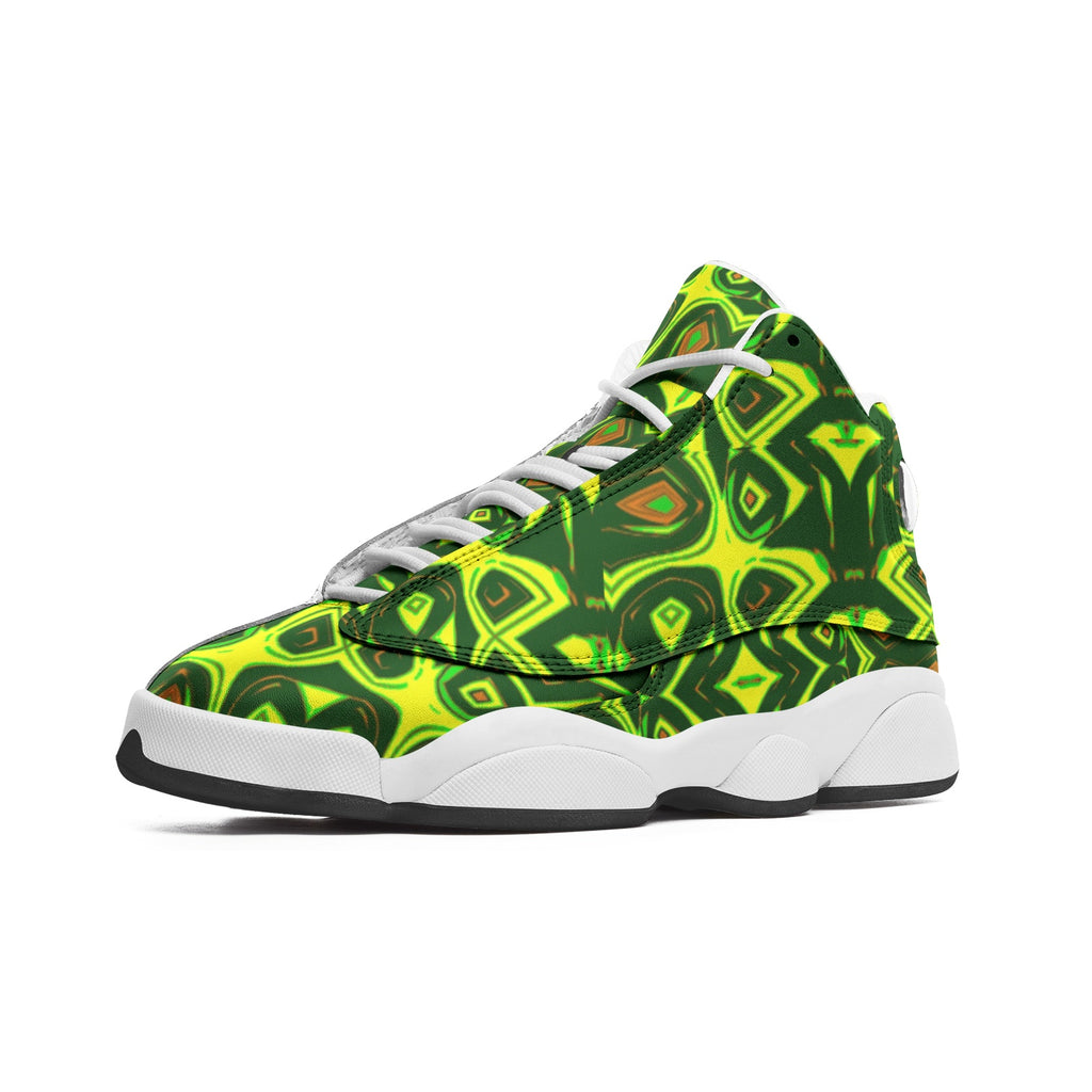 Unisex High Top Leather Sneakers