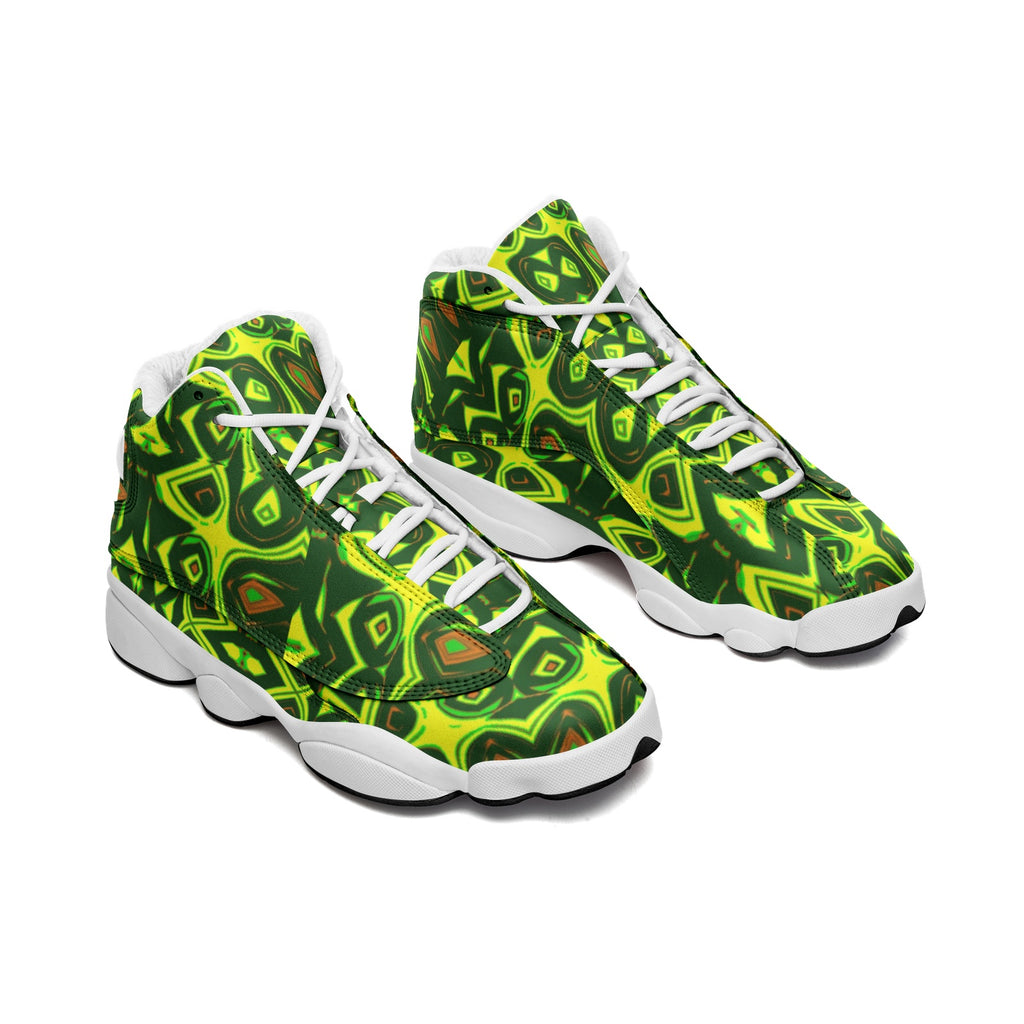 Unisex High Top Leather Sneakers