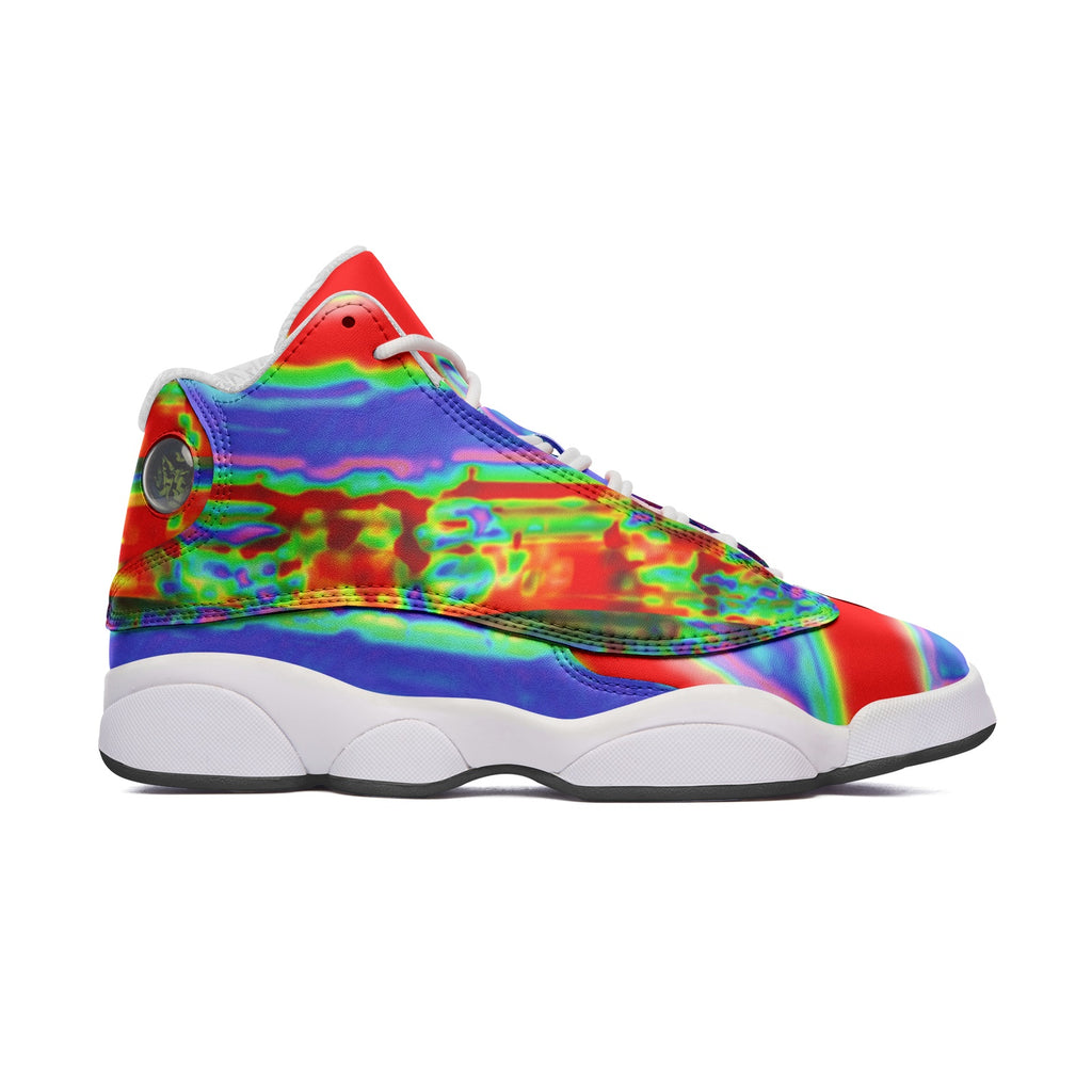 Unisex High Top Leather Sneakers