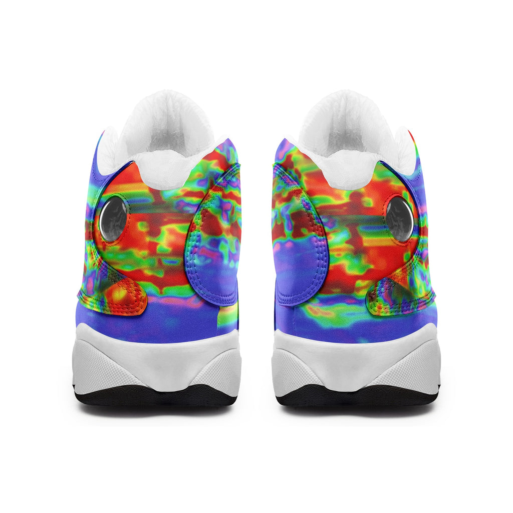Unisex High Top Leather Sneakers