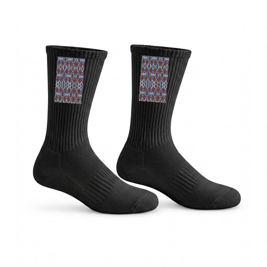 Embroidery Sports Cotton Crew Socks|Cotton
