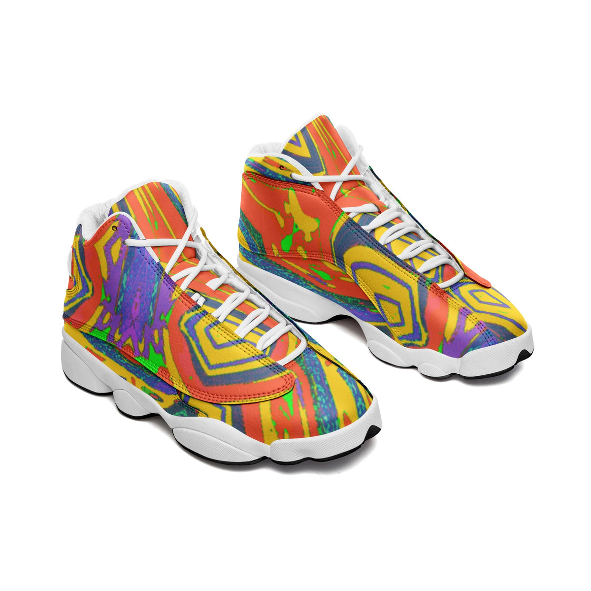 Unisex High Top Leather Sneakers