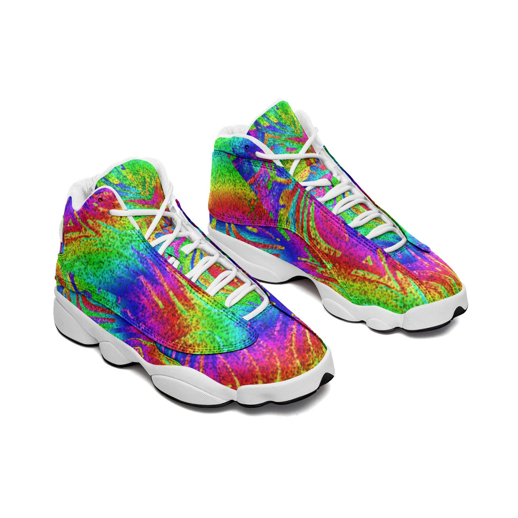 Unisex High Top Leather Sneakers