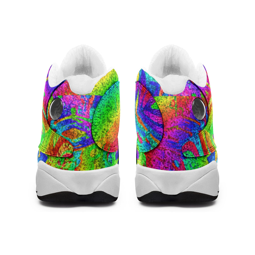 Unisex High Top Leather Sneakers
