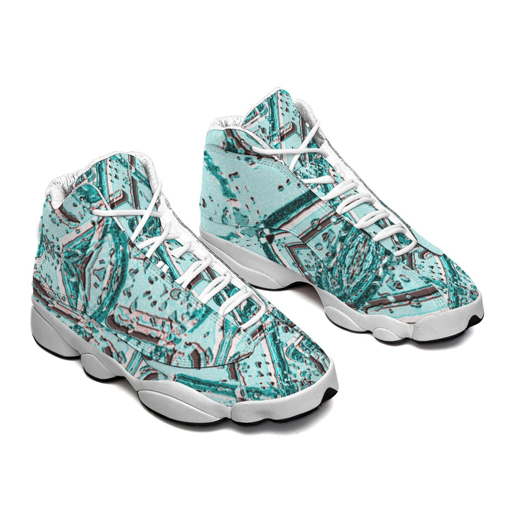 Men's Curved Basketball Shoes With Thick Soles