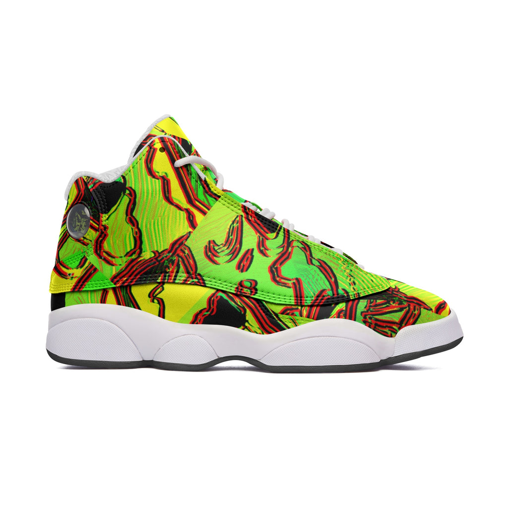 Unisex High Top Leather Sneakers