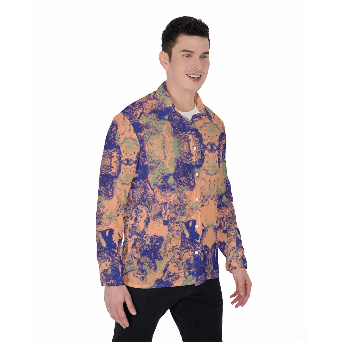All-Over Print Men's Long Sleeve Shirt