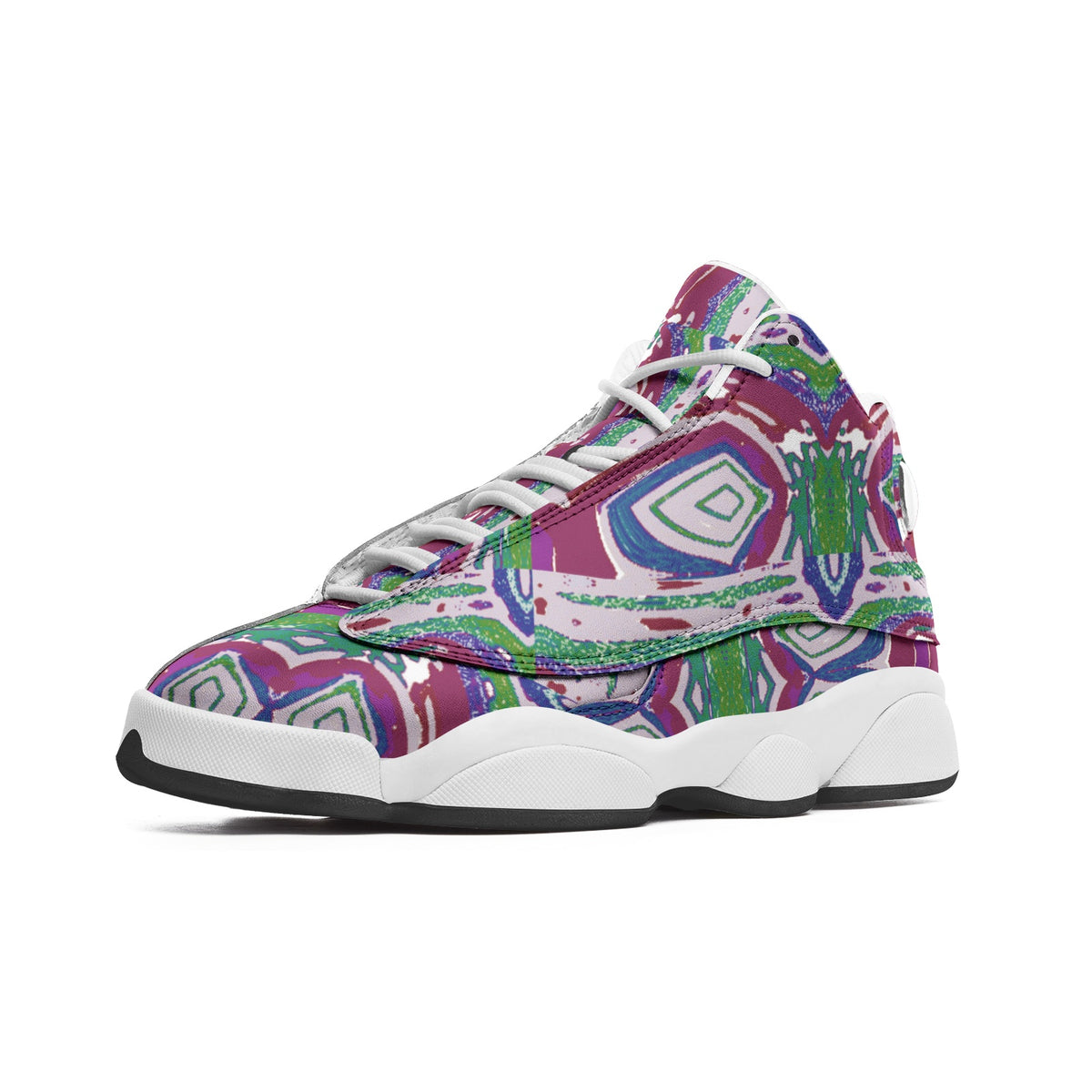 Unisex High Top Leather Sneakers