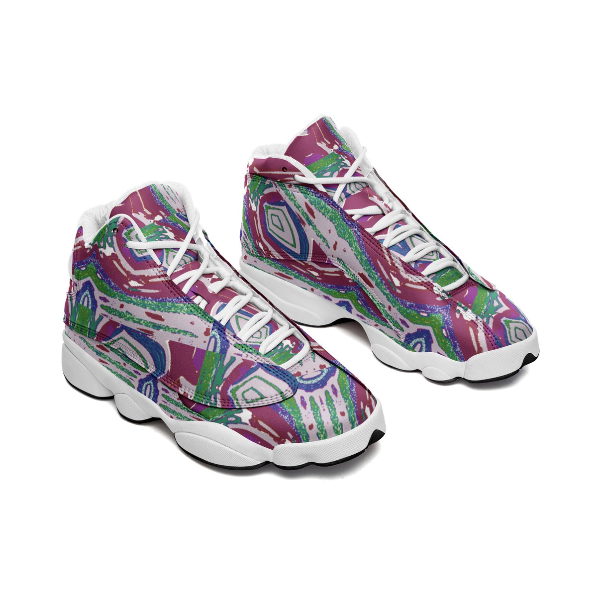 Unisex High Top Leather Sneakers