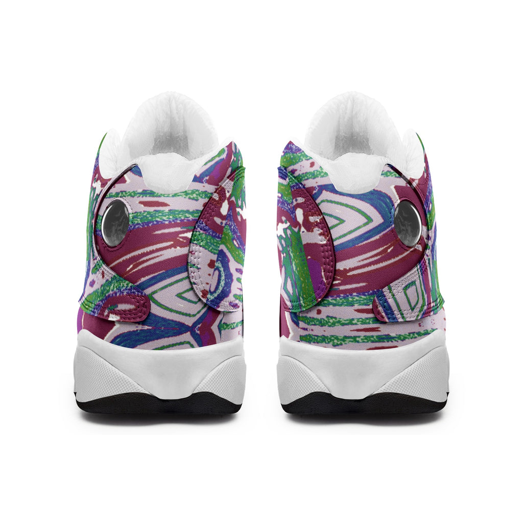 Unisex High Top Leather Sneakers