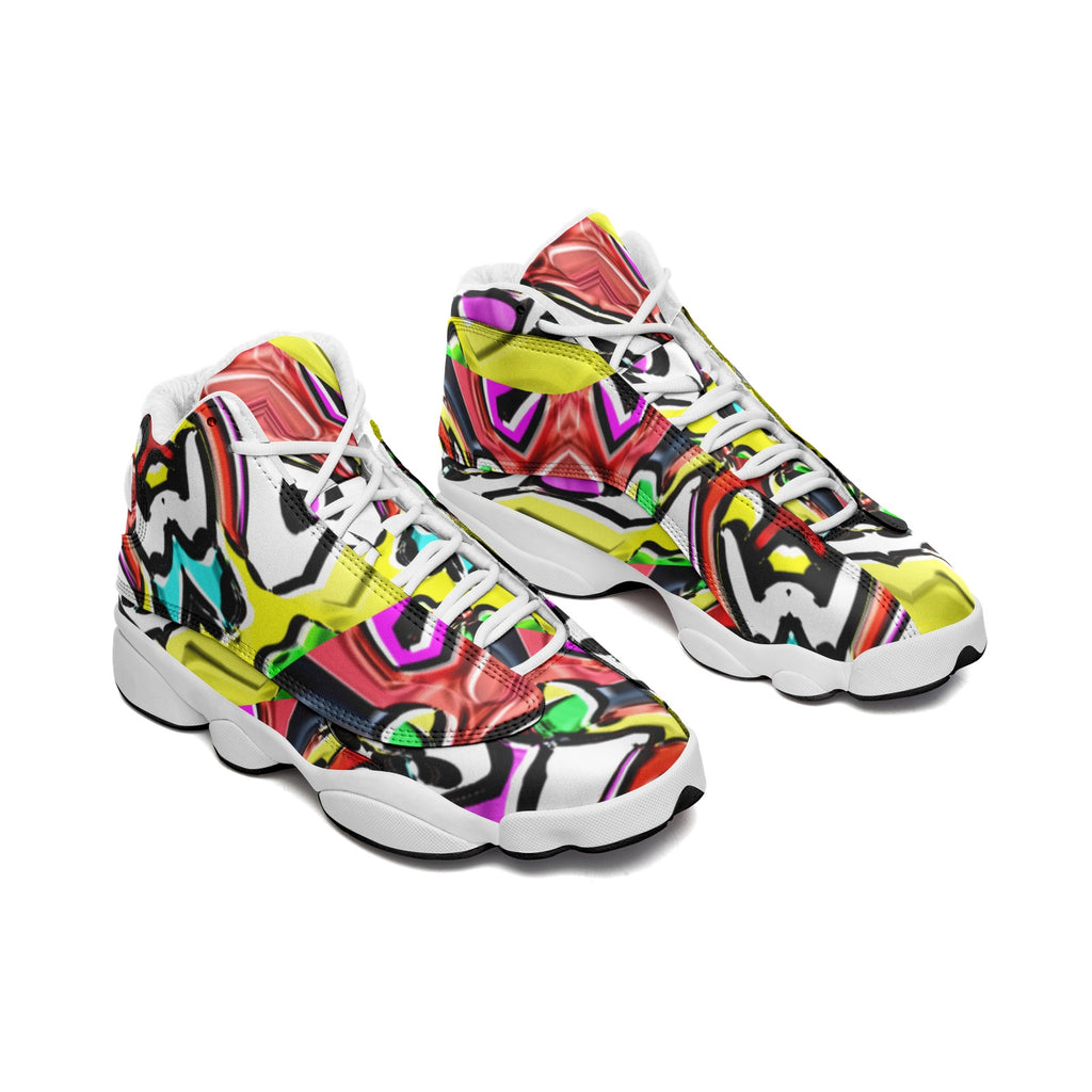Unisex High Top Leather Sneakers