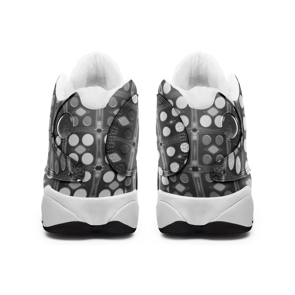 Unisex High Top Leather Sneakers