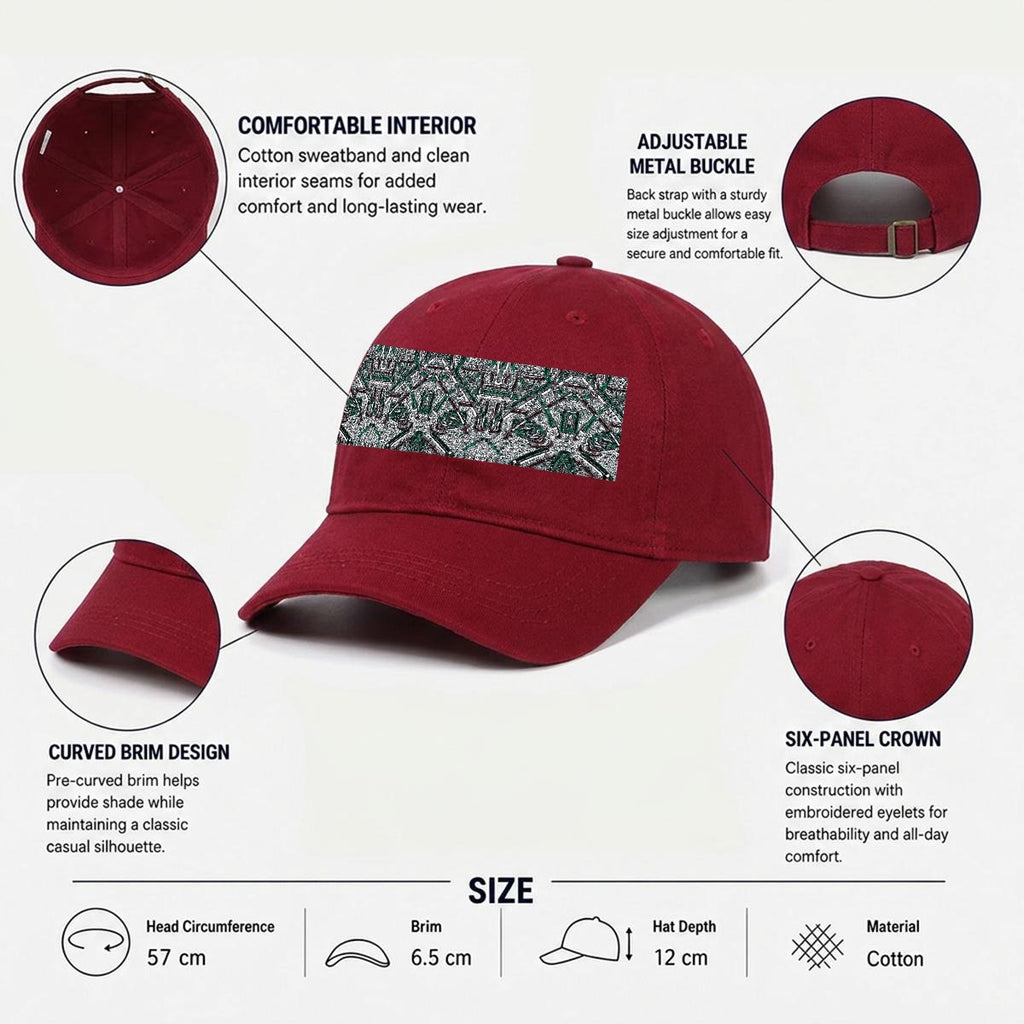 Embroidery Soft-Crown Flat Cap