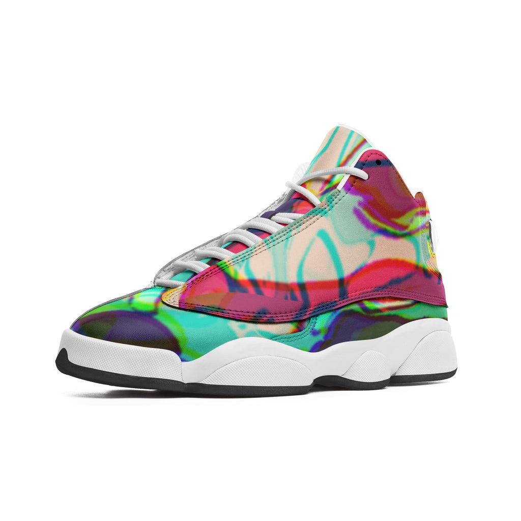 Unisex High Top Leather Sneakers