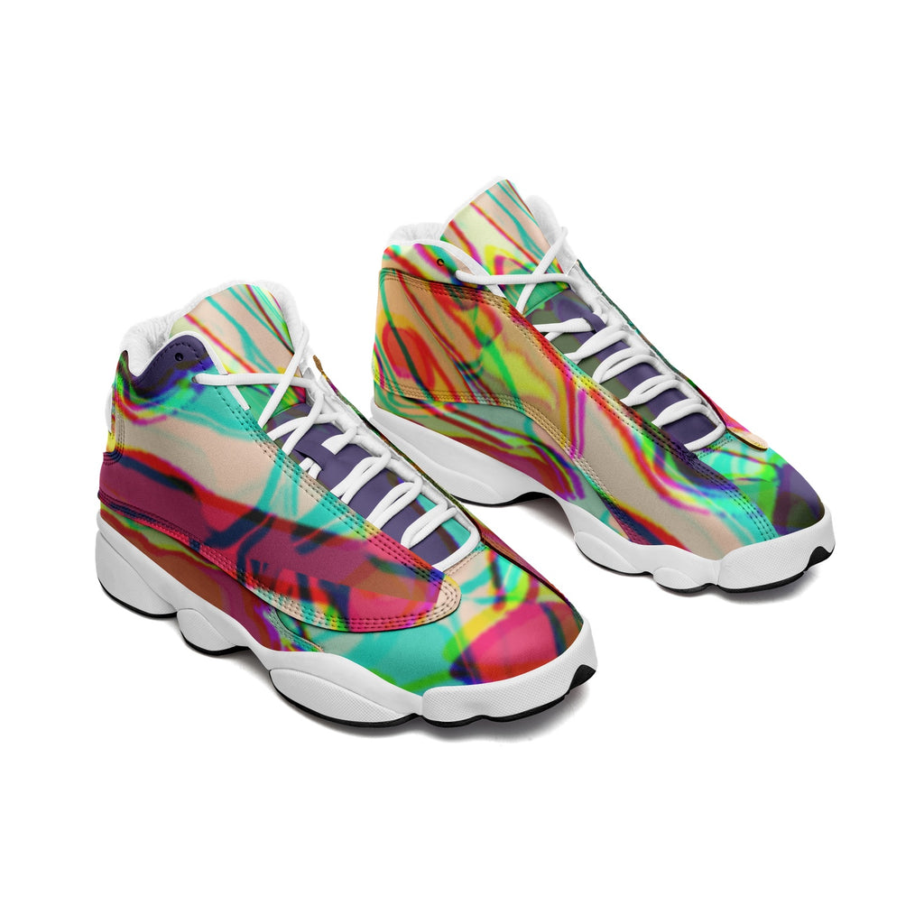 Unisex High Top Leather Sneakers