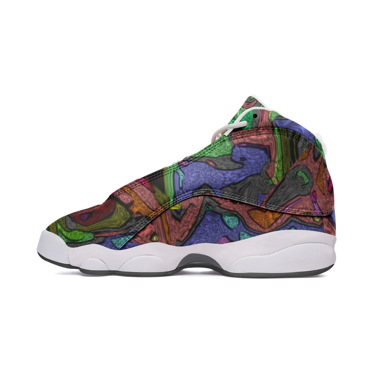 Unisex High Top Leather Sneakers