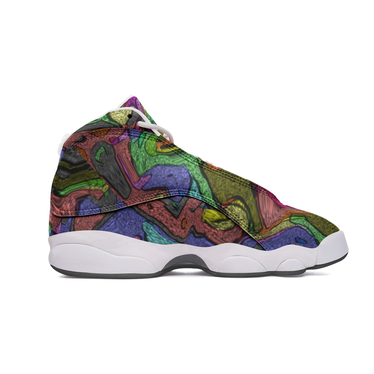 Unisex High Top Leather Sneakers