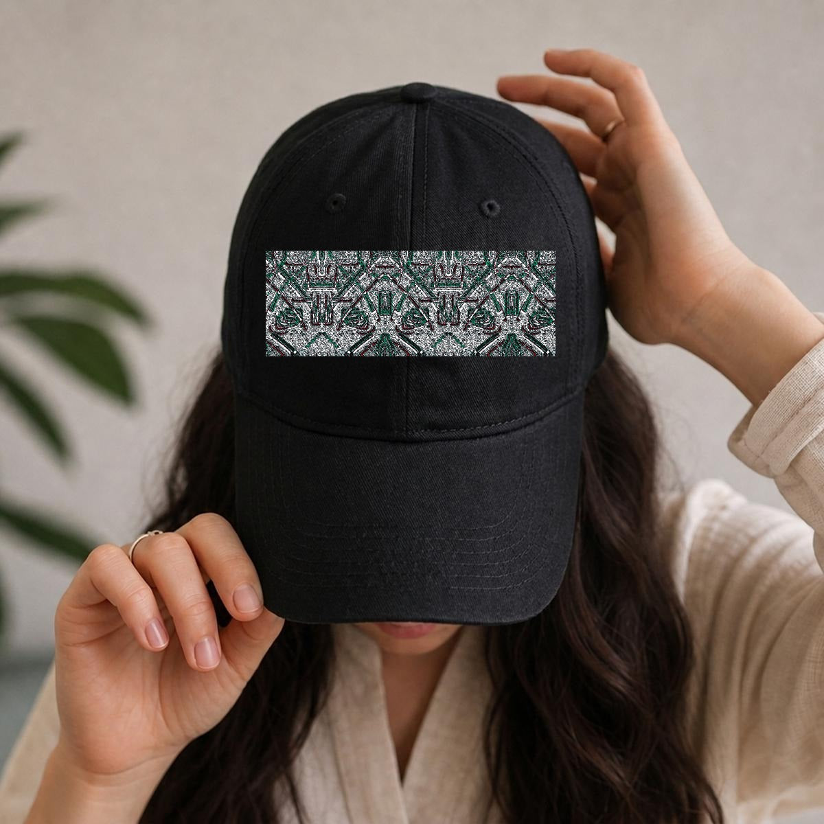 Embroidery Soft-Crown Flat Cap