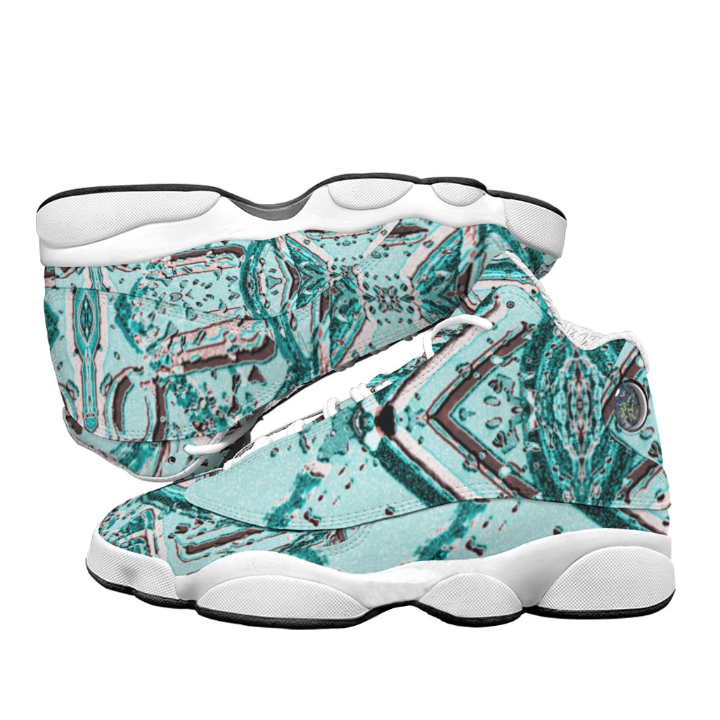 Men's Curved Basketball Shoes With Thick Soles