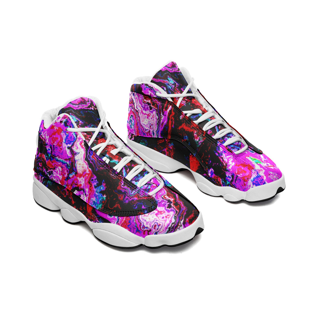 Unisex High Top Leather Sneakers