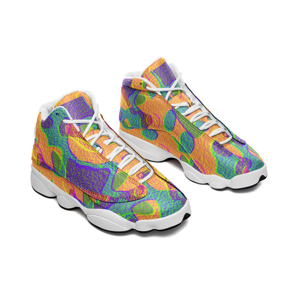 Unisex High Top Leather Sneakers