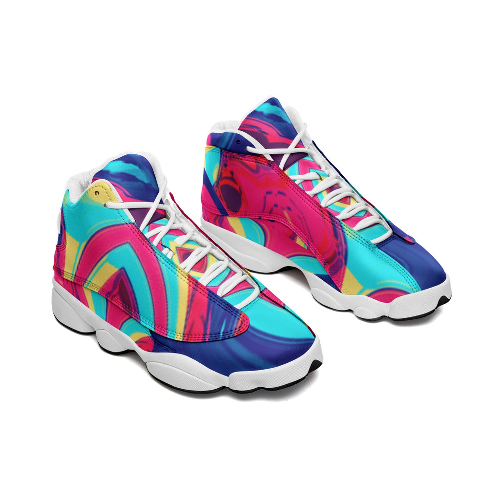 Unisex High Top Leather Sneakers