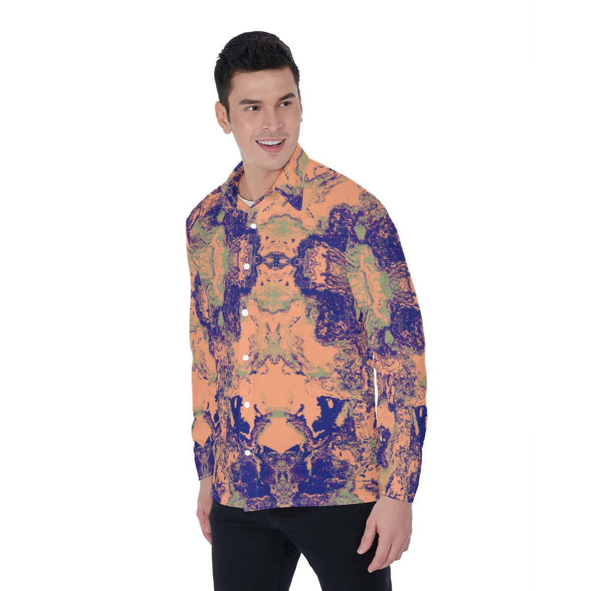 All-Over Print Men's Long Sleeve Shirt
