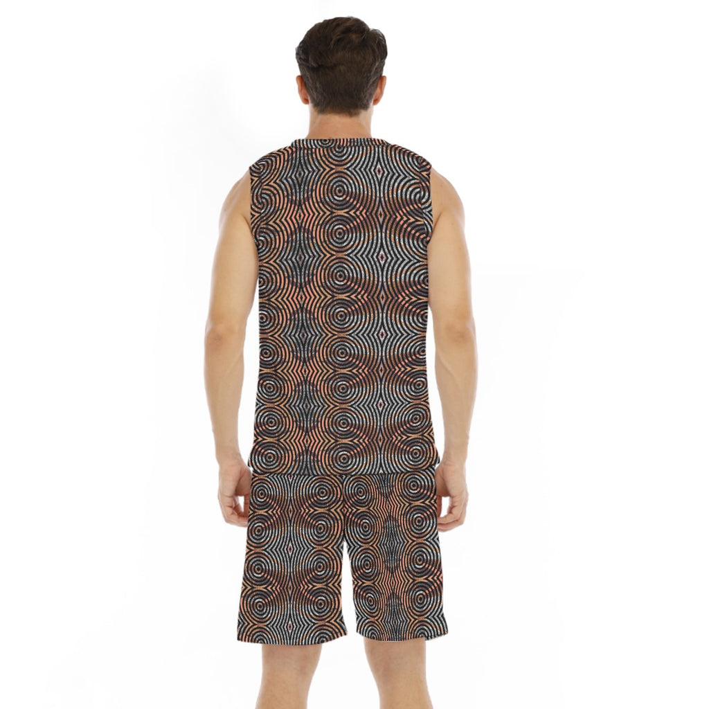 All-Over Print Men's Basketball Suit