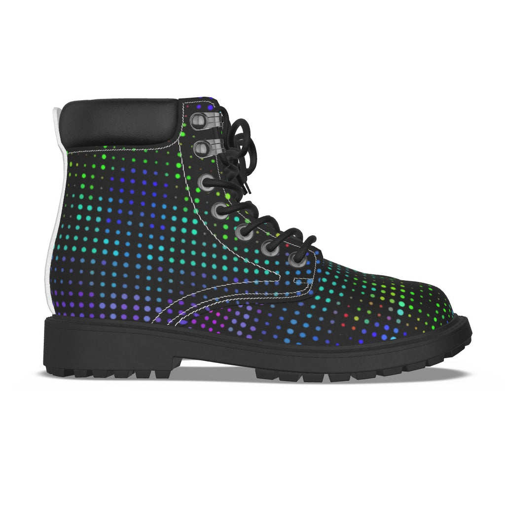 All-Over Print Men's Short Boots