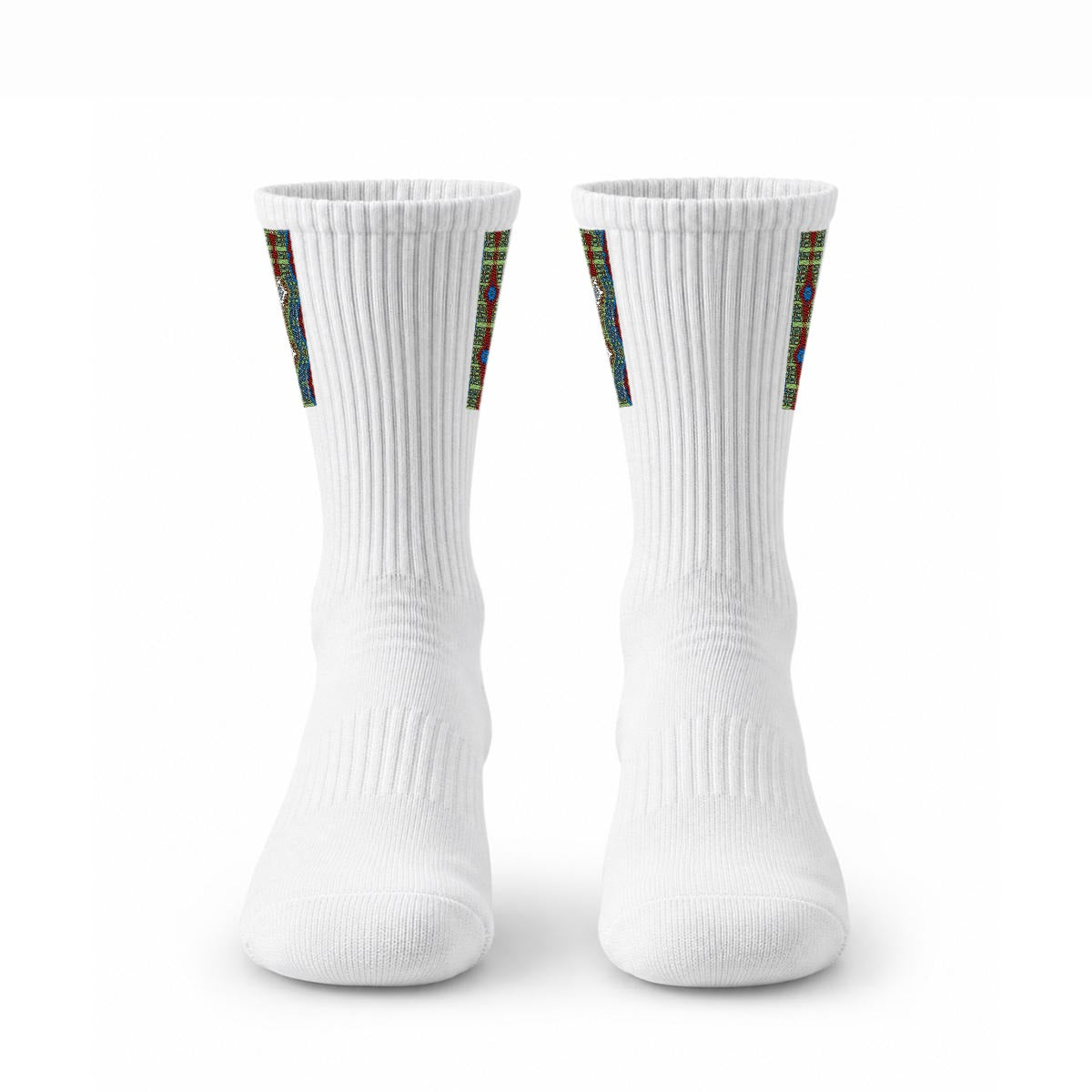 Embroidery Sports Cotton Crew Socks|Cotton
