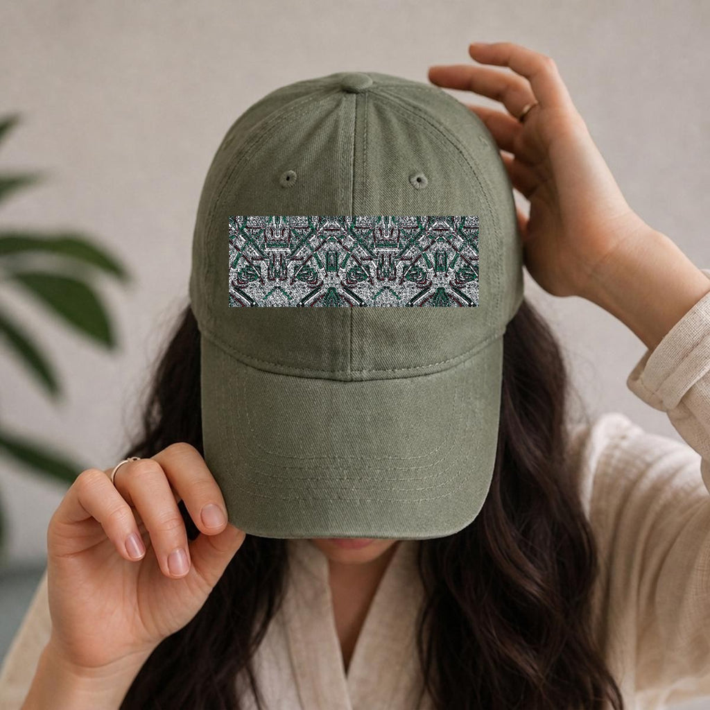 Embroidery Soft-Crown Flat Cap