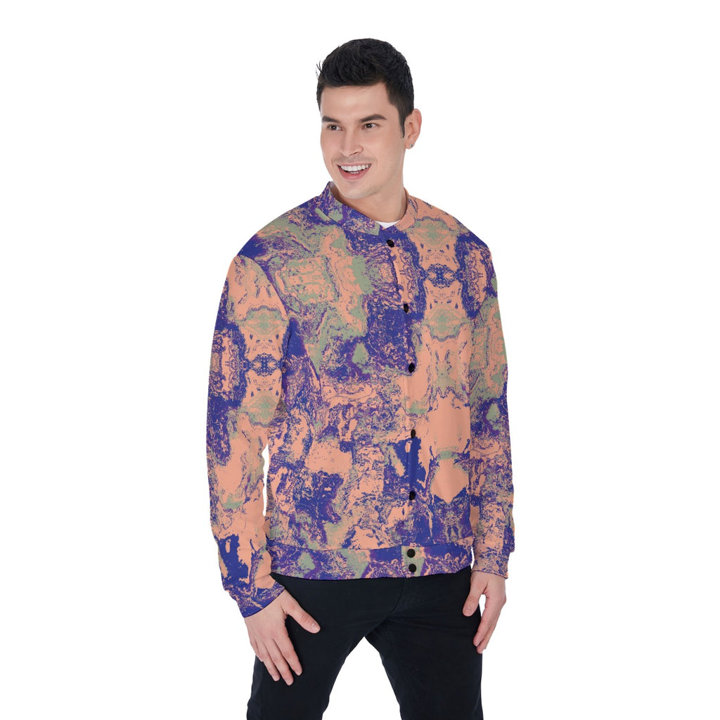 All-Over Print Men's Baseball Jacket