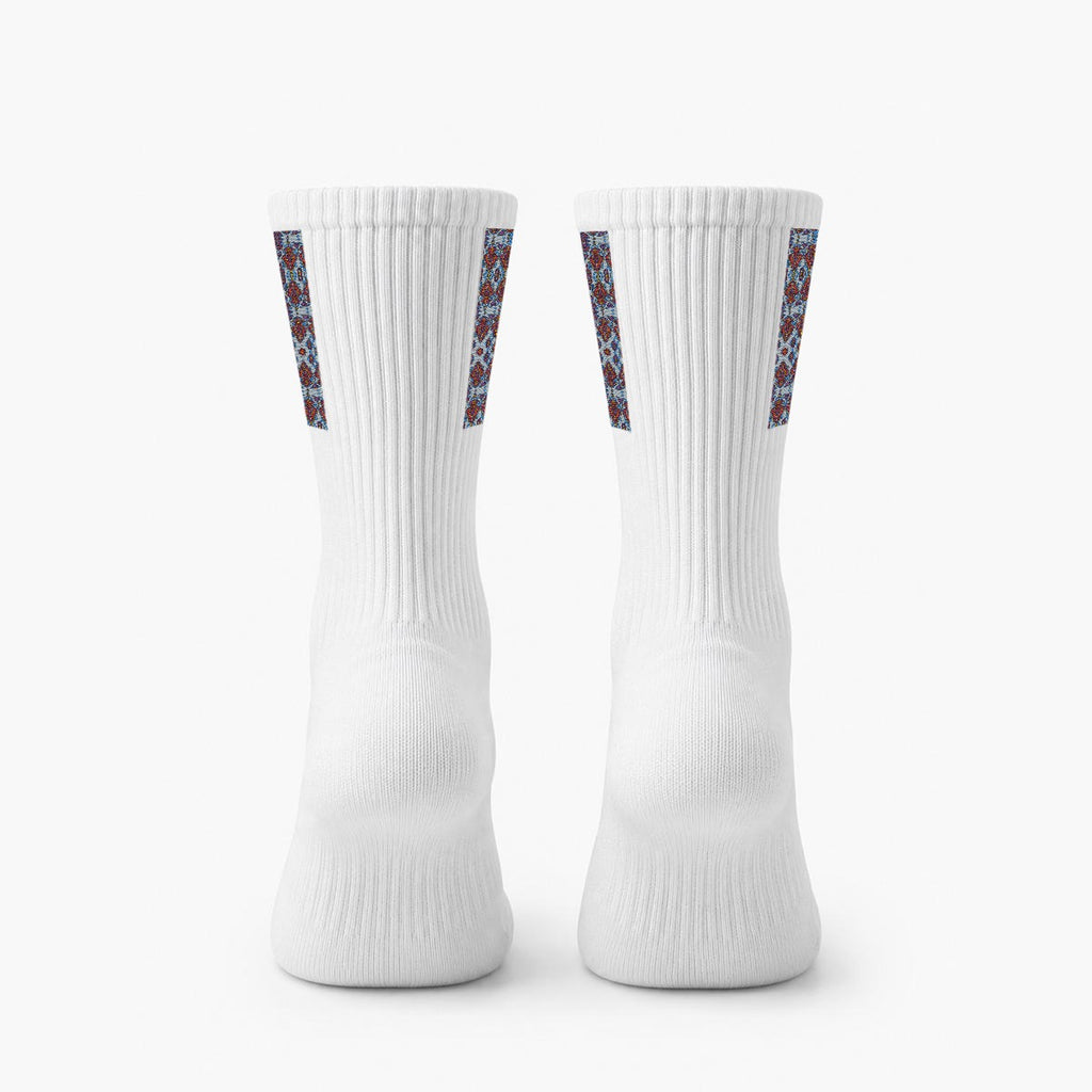 Embroidery Sports Cotton Crew Socks|Cotton