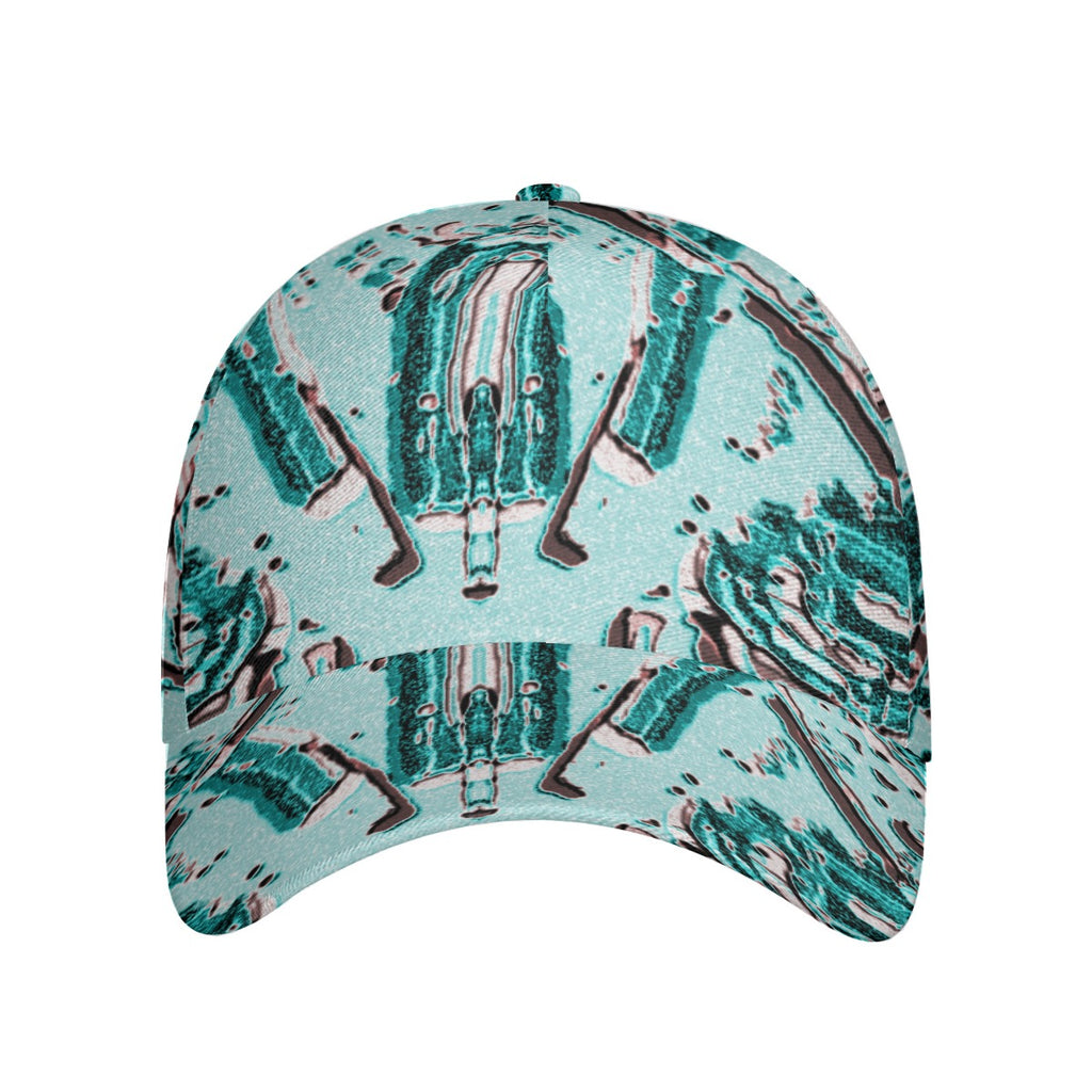 All-Over Print Peaked Cap With Box
