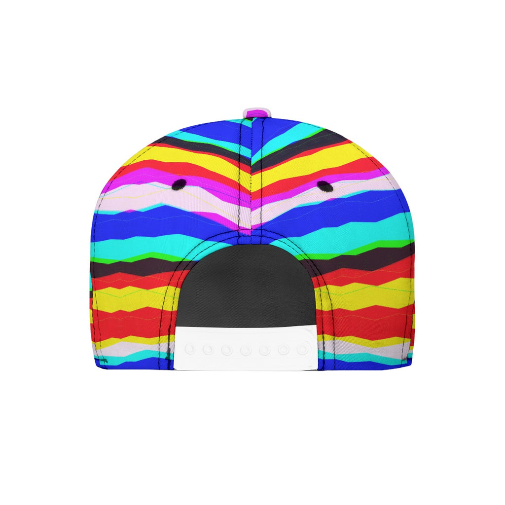 All-Over Print Flat-Brim Baseball Cap With Box