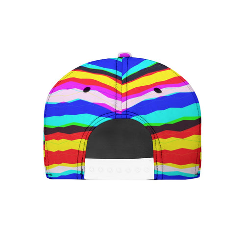 All-Over Print Flat-Brim Baseball Cap With Box