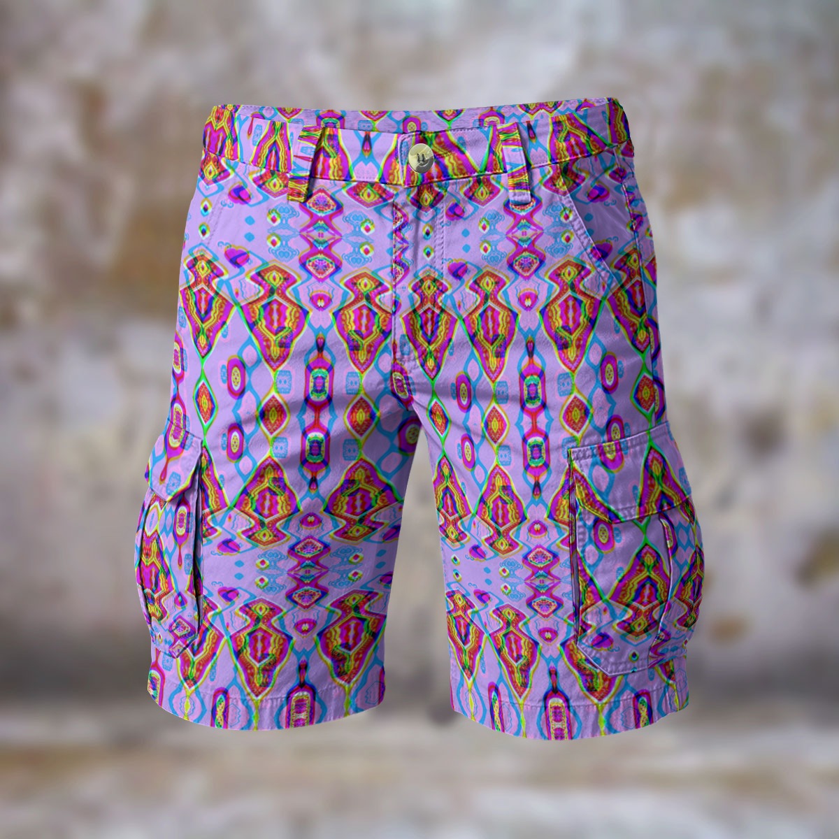 All-Over Print Men's Cargo Shorts