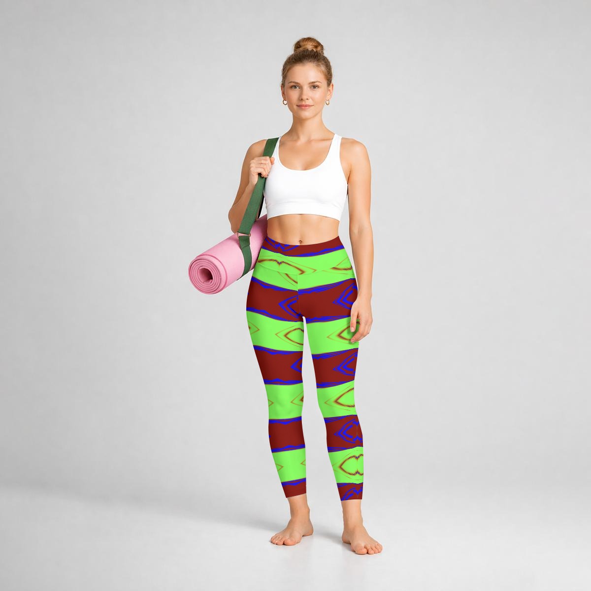 All-Over Print  Womens High Waisted Athletic Leggings