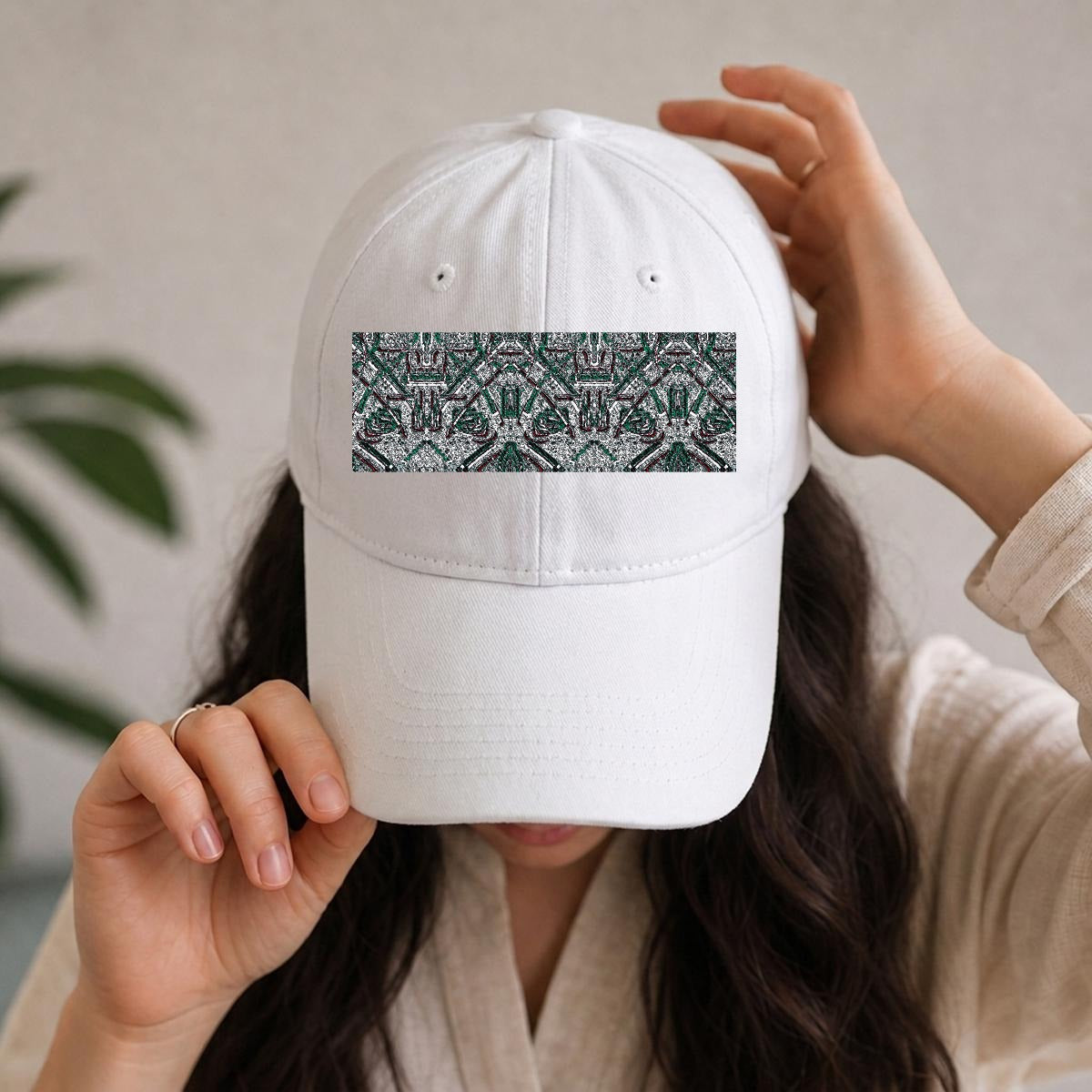 Embroidery Soft-Crown Flat Cap