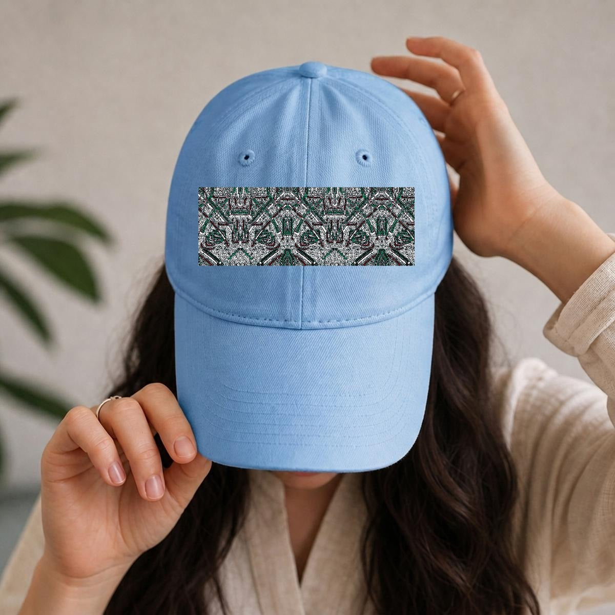 Embroidery Soft-Crown Flat Cap