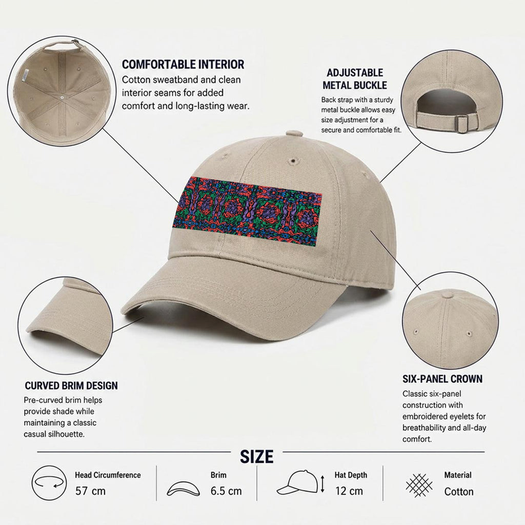 Embroidery Soft-Crown Flat Cap