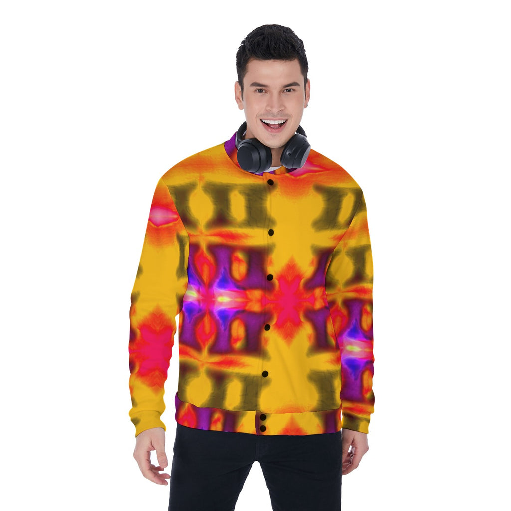 All-Over Print Men's Baseball Jacket
