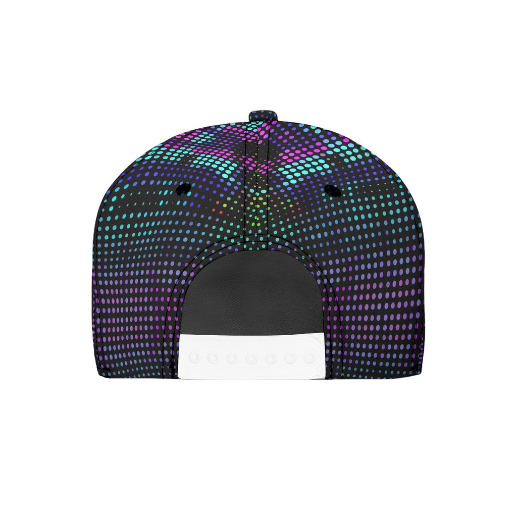 All-Over Print Flat-Brim Baseball Cap With Box