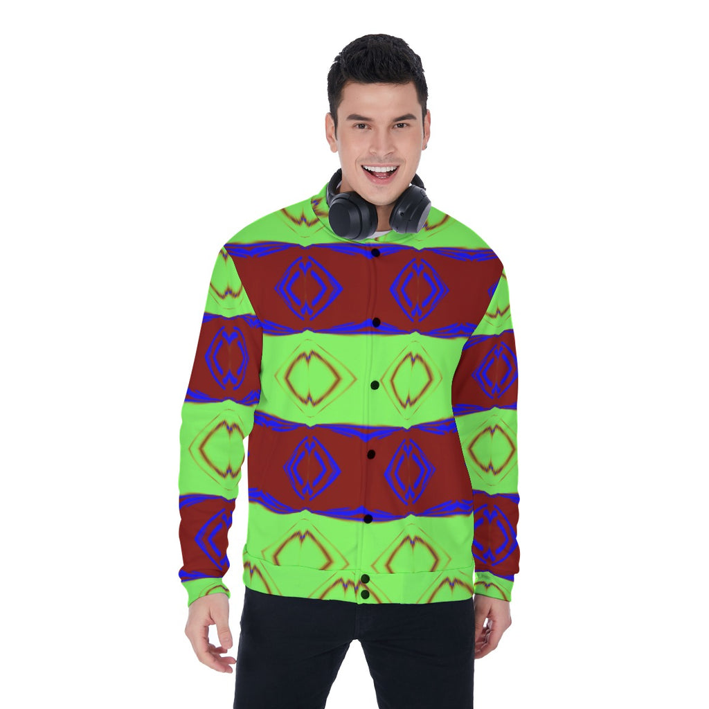 All-Over Print Men's Baseball Jacket