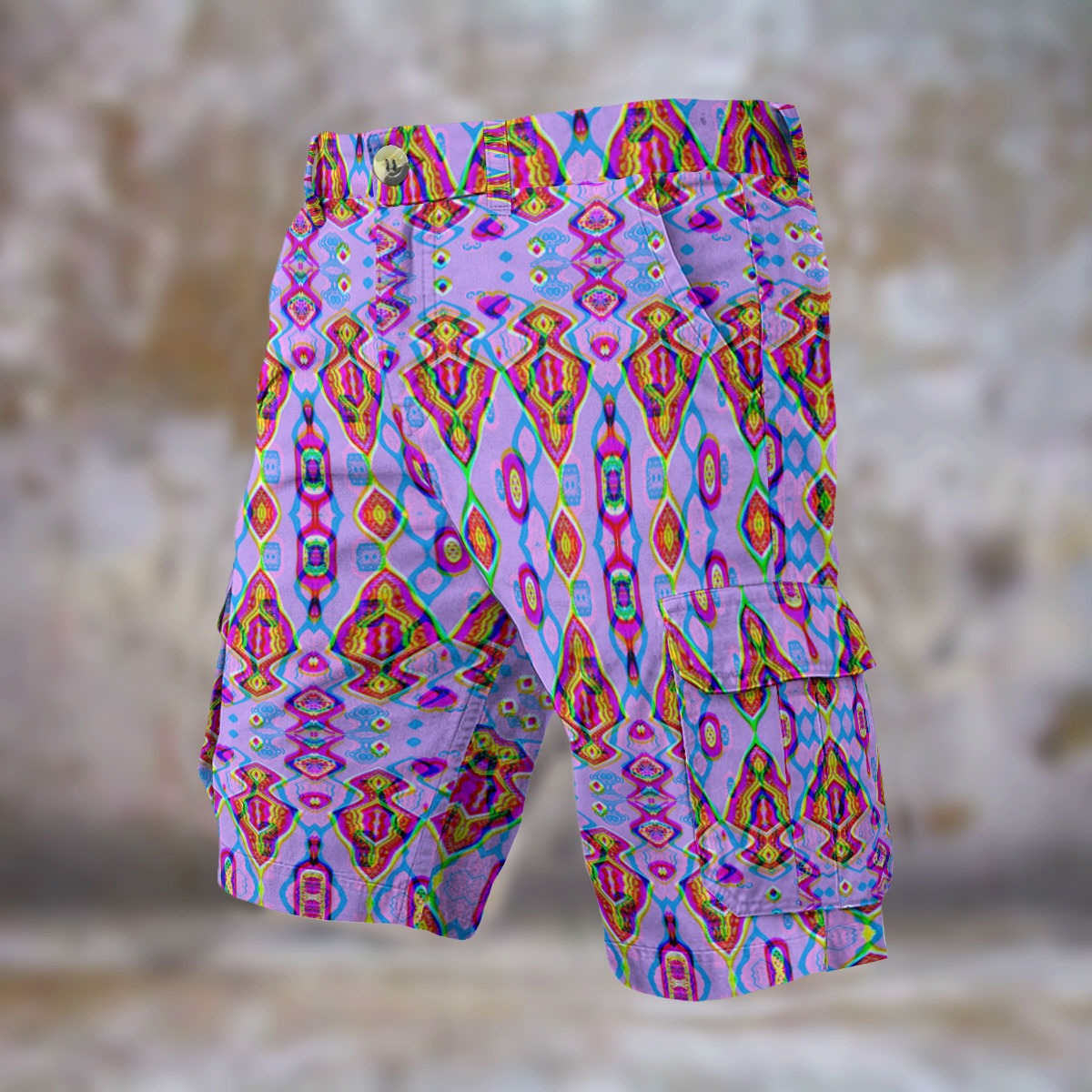 All-Over Print Men's Cargo Shorts