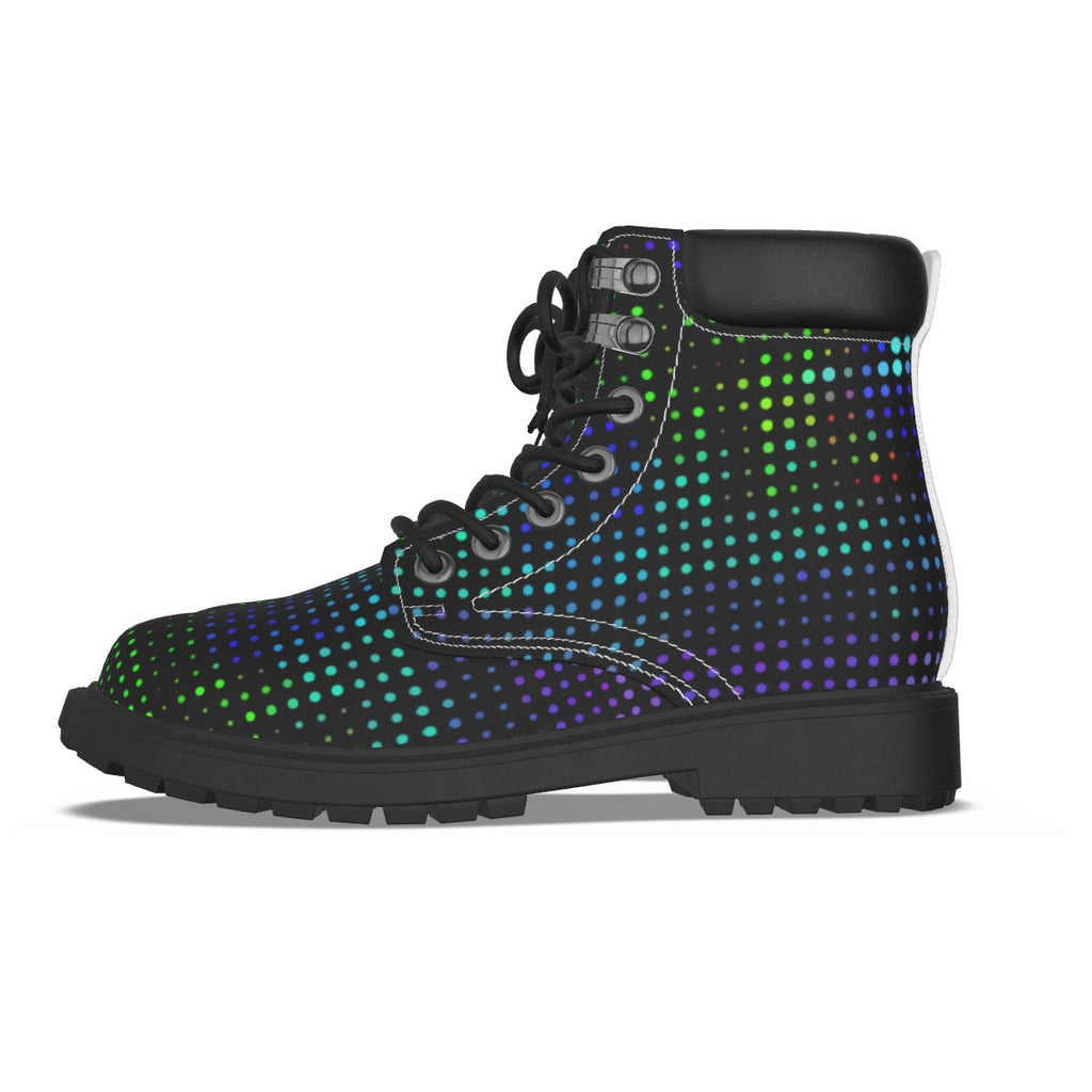 All-Over Print Men's Short Boots